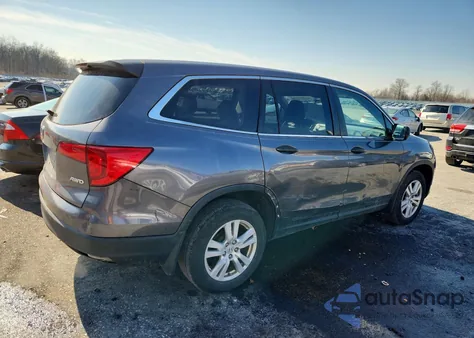 2018 Honda Pilot Lx из США, поврежденный, VIN 5FNYF6H16JB062751